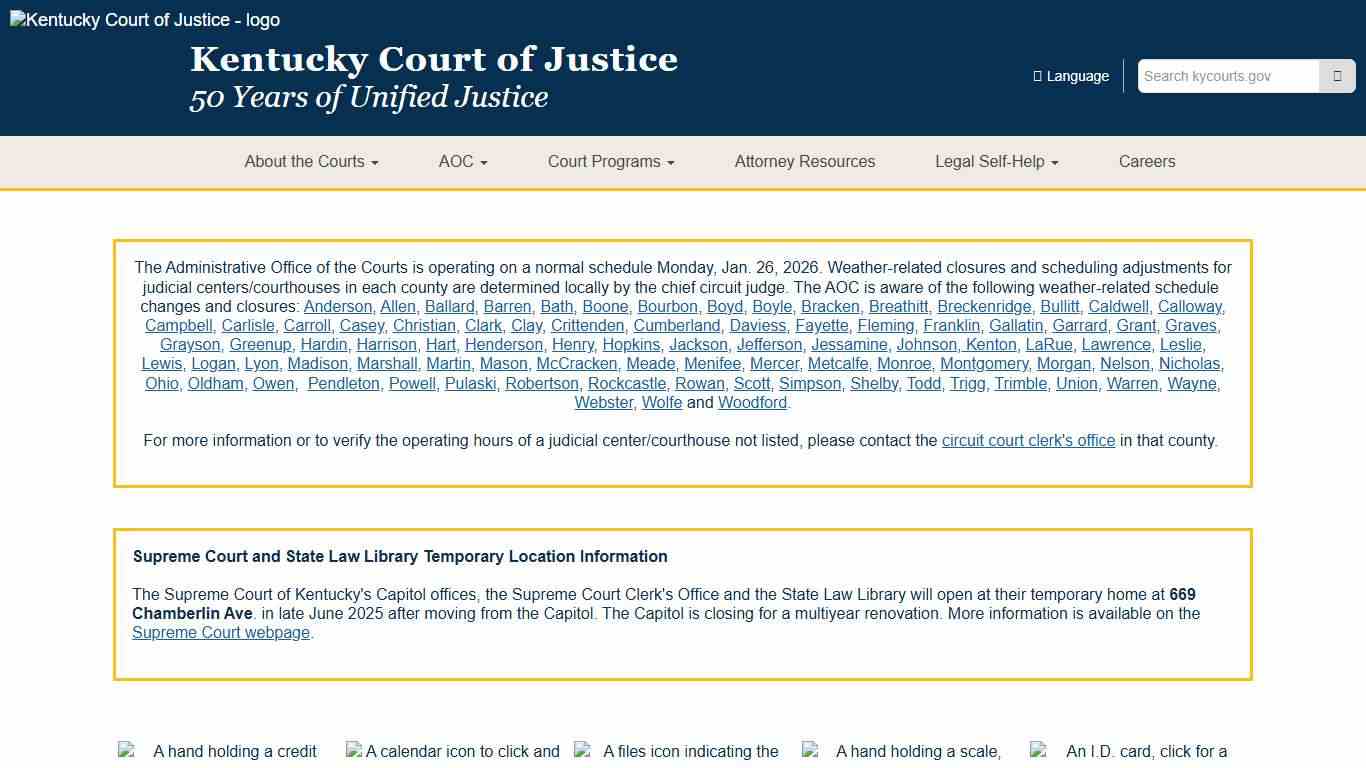 Kentucky Court of Justice - Kentucky Court of Justice